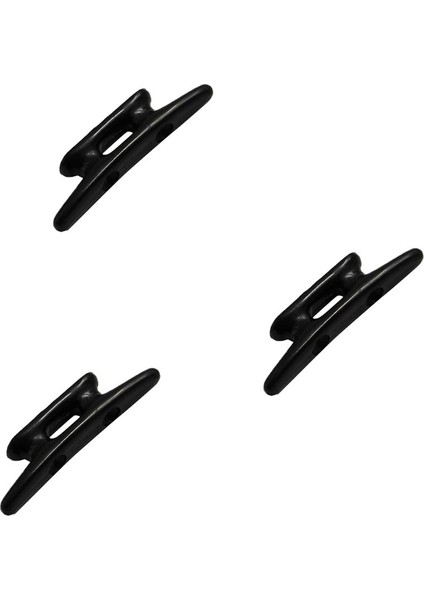 3 Parça Tekne Siyah Yüksek Etkili Naylon Halat Dock Mooring Deniz 3 Inç Nero 3Parça 3İnch (Yurt Dışından)