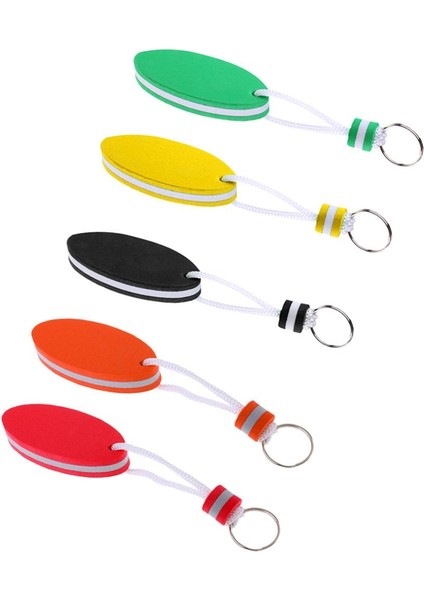 5Parça Oval Eva Yüzen Anahtar Anahtar Anahtar Yüzdürücü Anahtar Tutucu Tekne Kayak (Yurt Dışından) fırsatları