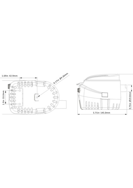 12V 1100Gph Marine Otomatik Dalgıç Sides Su Pompası Şamandıra+Turuncu (Yurt Dışından) fiyatları