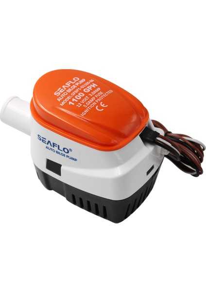 12V 1100Gph Marine Otomatik Dalgıç Sides Su Pompası Şamandıra+Turuncu (Yurt Dışından) modelleri