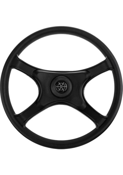330Mm Siyah Abs 4 Konuşma 3/4 "Deniz Spor Teknesi Direksiyon Simidi (Yurt Dışından)