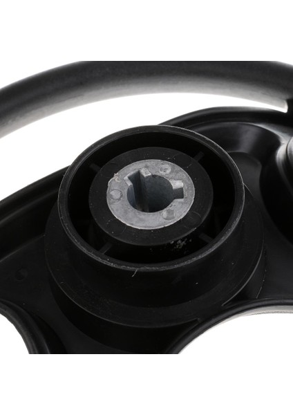 330Mm Siyah Abs 4 Konuşma 3/4 "Deniz Spor Teknesi Direksiyon Simidi (Yurt Dışından)