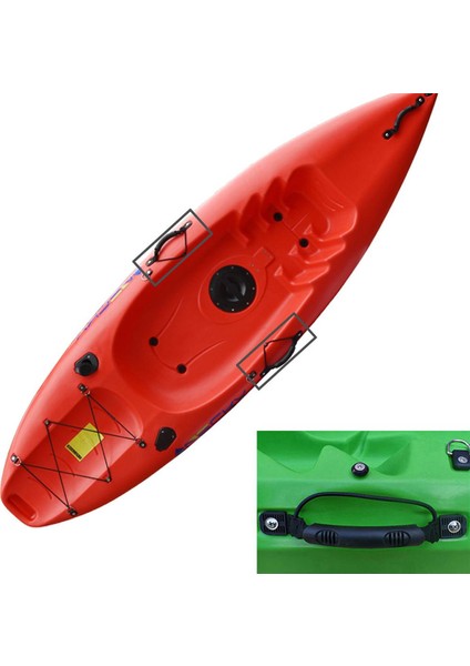 10Parça Kayak Takma Naylon Yuvarlak Güverte Hattı Kılavuzu Ipi Tekne Kano Için Arma (Yurt Dışından) fiyatları
