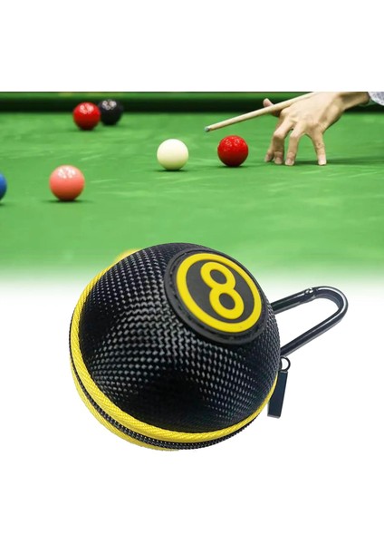 Sarı Siyah 6Cm Ile Premium Ipucu Top Kasası Tutucu Koruyucu Depolama Bilardo Aksesuarları (Yurt Dışından) fırsatları