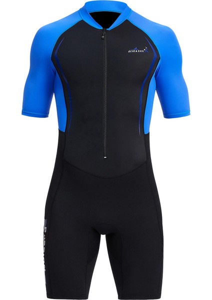 Strade Store Erkek Şort Wetsuit Surf Spearfishing Için Tam Vücut Ön Zip (Yurt Dışından)