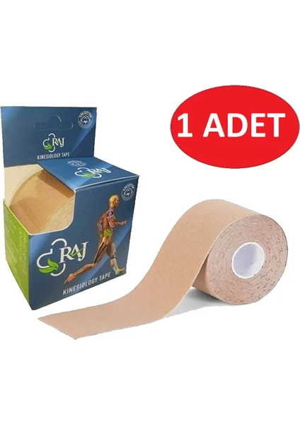 Ten Tape Kinesio Ağrı 5m x 5cm Sporcu Bandı Agrı Bandı 1 Adet