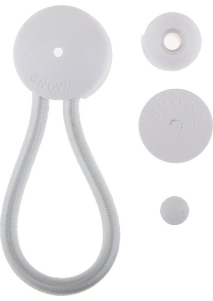 Top Bungee Kordon Ağır Hizmet Tipi Tekne Gölgelik Muşamba Kravat Aşağı Inişler Kit Beyaz (Yurt Dışından)
