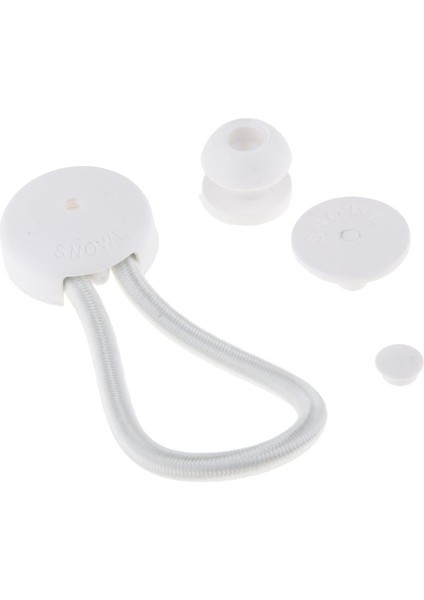 Top Bungee Kordon Ağır Hizmet Tipi Tekne Gölgelik Muşamba Kravat Aşağı Inişler Kit Beyaz (Yurt Dışından)