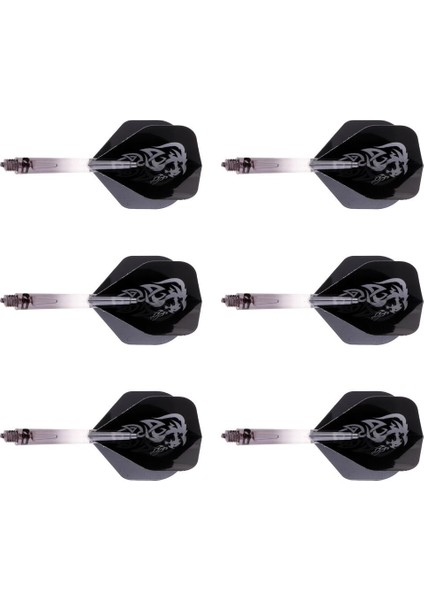 6Parça 2Ba Iplik Şaftları Uçuşlar Yedek Siyah (Yurt Dışından)