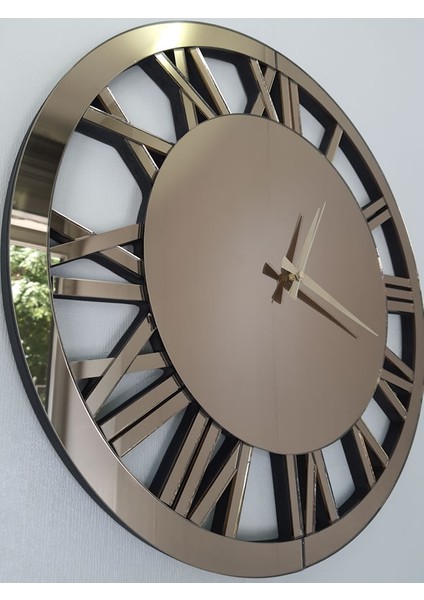 When Roma Bronze Model Bronz Renk 60 Cm Dekoratif Aynalı Duvar Saati fiyatları