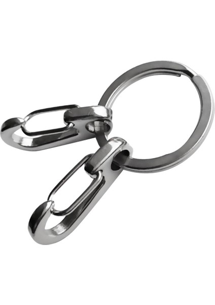 2 Adet 3.5cm Açık Kamp Kanca Tokası Şekli Carabiners + 1 Tur