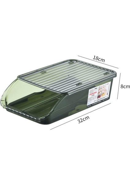 Mutfak Gadget Hanehalkı İçin Otomatik Kutu Konteyner Yumurta Tutucu 03 Yeşil (Yurt Dışından)