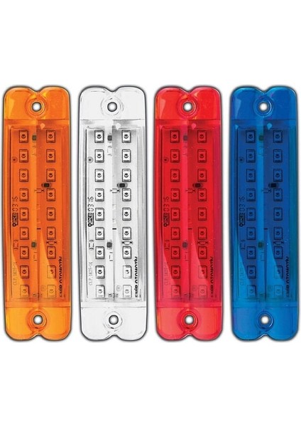 Parmak Lamba 18 Led’li 12V/24V Sarı