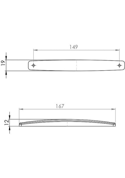 Parmak Lamba 12 Led’li 12V/24V Mavi