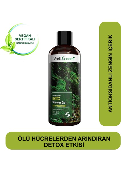 Vegan Nane Özlü Detox Etkili Duş Jeli - 400 ml