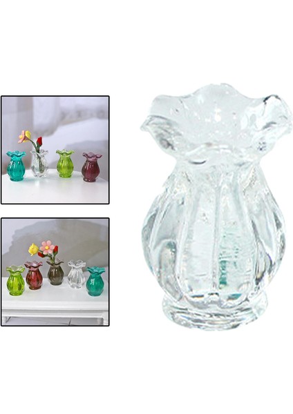 Minyatürler Dollhouse Minyatür Reçine Vazo Peri Bahçesi Şeffaf İçin Çiçek Vazo Modeli (Yurt Dışından) indirimleri