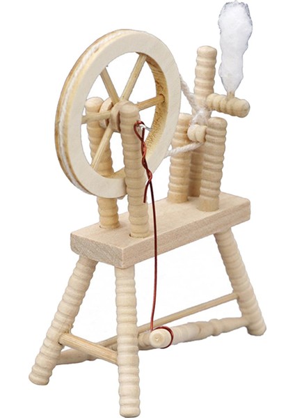 1:12 Dollhouse Mini Tekerlek Modelleri Mobilya Ahşap Ev Dekorasyon Boyasız (Yurt Dışından)