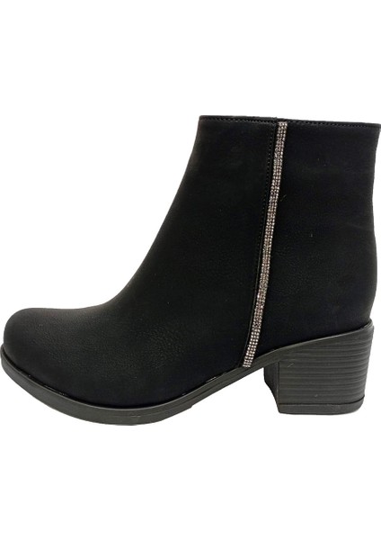 Fix 9313 Yağlı Deri Trend Fashion Fermuarlı Kadın Bot modelleri