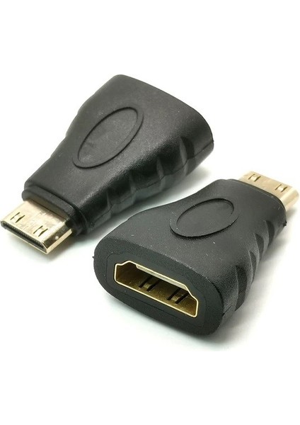 Mini HDMI Erkek- HDMI Dişi Çevirici Aparat Adaptör