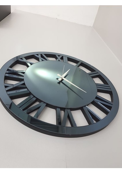 When Roma Smoked Model Füme Renk 60 Cm Dekoratif Aynalı Duvar Saati fırsatları