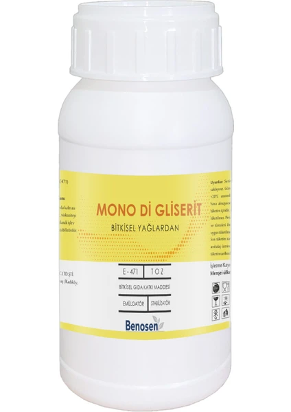 Monogliserit (E471) (Gliserin Mono Stearat) 150 gr