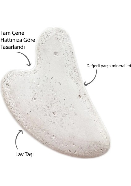 Lav Taşı Kalp Guasha Cilt Masaj Aleti ve Göz Masajı fırsatları