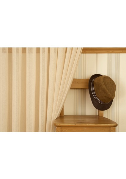 Bukle Tül Buğday Rengi 1-2 Seyrek Pile 200X260