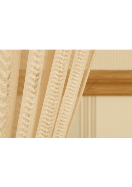 Bukle Tül Buğday Rengi 1-2,5 Orta Sık Pile 400X260