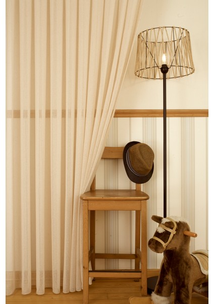 Bukle Tül Buğday Rengi 1-2,5 Orta Sık Pile 300X260