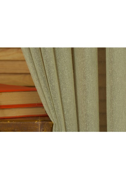 Bukle Tül Yeşil 1-2 Seyrek Pile 100X260