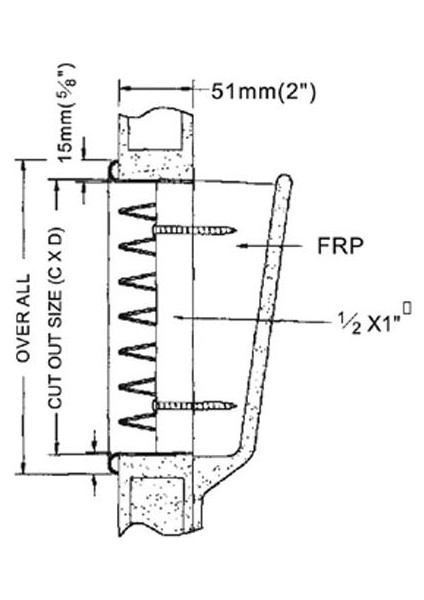 Dörtgen Makine Dairesi Havalandırma 178X457 mm fiyatları