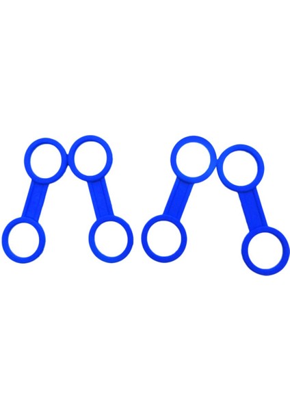 Paket 4 Tüplü Dalış Dalış Silikon Şnorkel Keeper Tutucu Tutucu, Mavi (Yurt Dışından) fiyatları