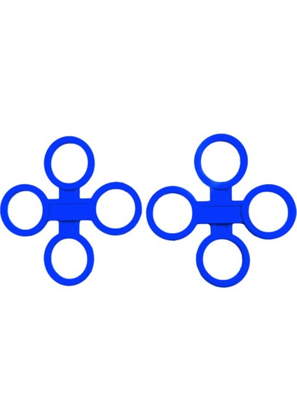 Paket 4 Tüplü Dalış Dalış Silikon Şnorkel Keeper Tutucu Tutucu, Mavi (Yurt Dışından) modelleri