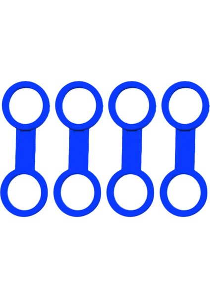 Paket 4 Tüplü Dalış Dalış Silikon Şnorkel Keeper Tutucu Tutucu, Mavi (Yurt Dışından) fırsatları