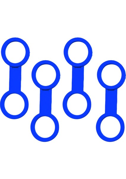 Paket 4 Tüplü Dalış Dalış Silikon Şnorkel Keeper Tutucu Tutucu, Mavi (Yurt Dışından) indirimleri