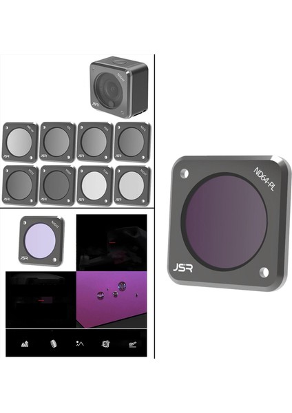 Uv Koruma Filtresi Çok Katmanlar Optik 44MM 2 Fotoğraf Lensleri ND64PL (Yurt Dışından)