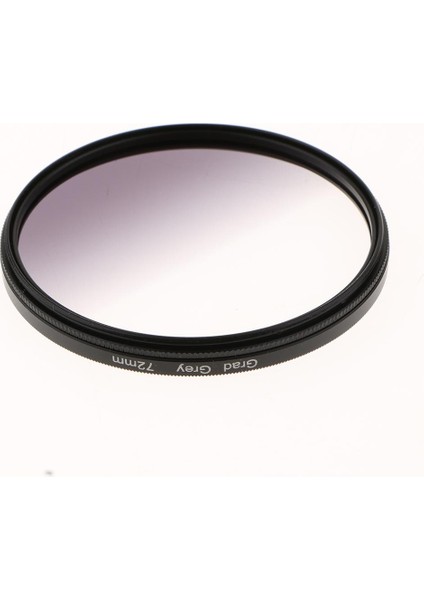 Daire Derecelendirilmiş Kademeli Nd Lens Filtresi 72MM Gri (Yurt Dışından)