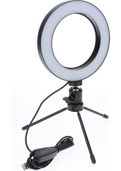 5W LED El Feneri Telefon Kamera Dolgu Aydınlatma 6 Inç, Uzaktan Selfie Çubuğu, Esnek Tripod Standı, Akış 160MM (Yurt Dışından)