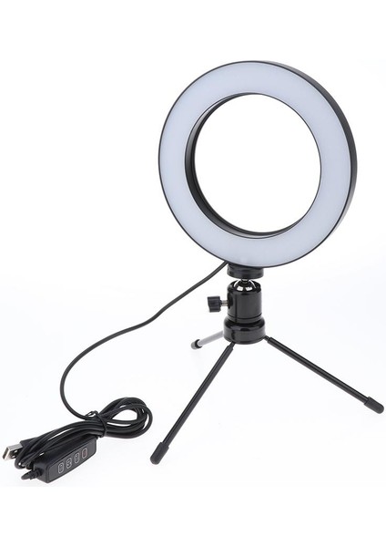 5W LED El Feneri Telefon Kamera Dolgu Aydınlatma 6 Inç, Uzaktan Selfie Çubuğu, Esnek Tripod Standı, Akış 160MM (Yurt Dışından)