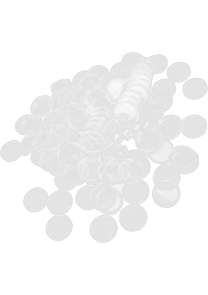 100PCS Kutulu Para Kapsülleri Madeni Para Gösterme Kılıfları Şeffaf Kaplar 30MM (Yurt Dışından)