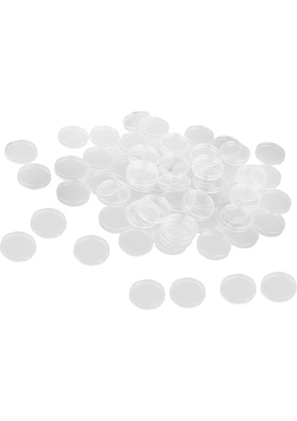100 Kutulu Para Kapsülleri Para Kasası Şeffaf Renk 23MM (Yurt Dışından) fiyatları