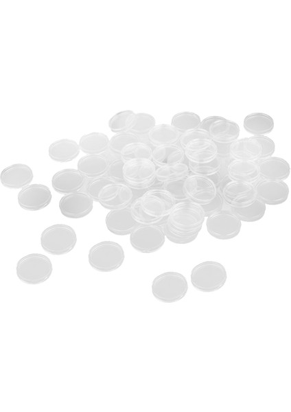 100 Kutulu Para Kapsülleri Para Kasası Şeffaf Renk 23MM (Yurt Dışından) modelleri