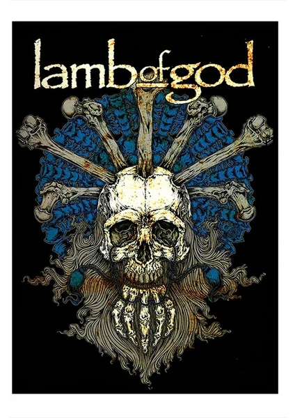 Lamb Of God Metal Müzik Mdf Poster