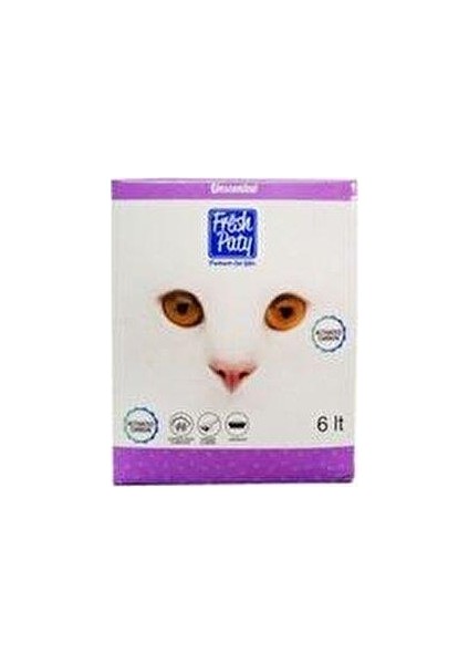 Unscented Kokusuz Aktif Carbonlu Topaklaşan Kedi Kumu 6 Lt 2 Adet fırsatları