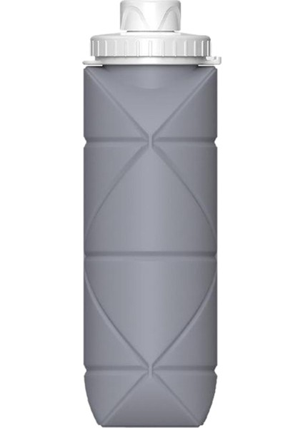 Taşınabilir Katlanabilir Su Şişesi Su Isıtıcısı Açık Bisiklet Spor Salonu Sporları 600ML Gri (Yurt Dışından) fiyatları