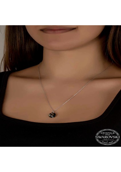 Swarovski Crystal Iris Yeşil Taşlı Gümüş Kadın Kolye fiyatları