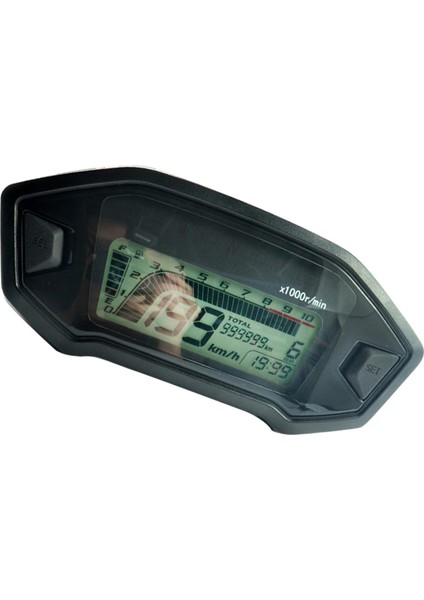 150MM LCD Dijital Arka Işık Motosiklet Taşometre Göstergesi Açıklandığı Gibi (Yurt Dışından) fiyatları