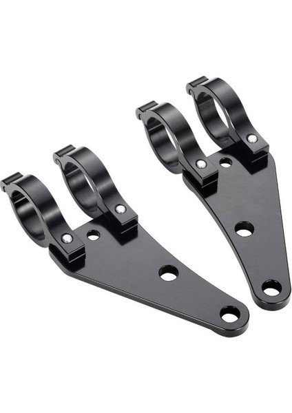 41MM Ön Çatal Tüpleri Için 2 Adet Çatal Far Montaj Braketi (Yurt Dışından)