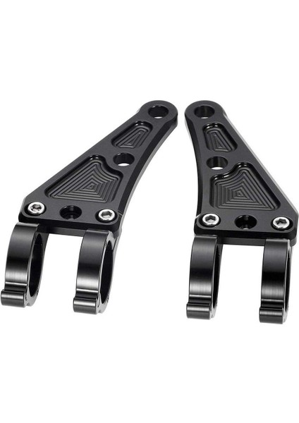 41MM Ön Çatal Tüpleri Için 2 Adet Çatal Far Montaj Braketi (Yurt Dışından)