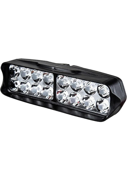 16 Leds 24W Motosiklet Ön Nokta Işık Süper Parlak Far Sürüş Işığı 16 LED 24W (Yurt Dışından)